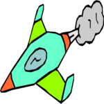 Space Ship 47 Clip Art