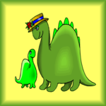 Dinosaur 44 Clip Art