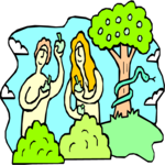 Adam & Eve 08 Clip Art