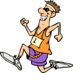 T & F - Runner 43 Clip Art