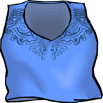 Blouse - Sleeveless 2 Clip Art