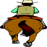 Cowboy 52 Clip Art