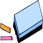 Chalk & Eraser 4 Clip Art