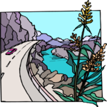 Mountain Road 1 (2) Clip Art