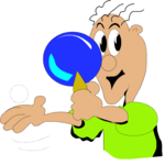 Ping Pong - Player 11 Clip Art