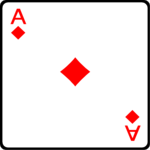 Ace of Diamonds Clip Art