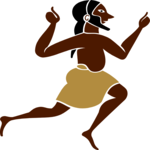 Man Running (2) Clip Art