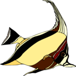 Moorish Idol Clip Art