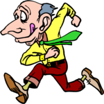 Man Running 13 Clip Art