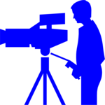 TV Camera Operator Clip Art