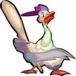 Baseball - Goose Clip Art