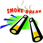 Smoke Break Clip Art