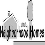 Neighborhood Homes Clip Art