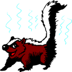 Skunk - Stinky 1 Clip Art