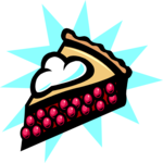 Pie Slice - Cherry 1 Clip Art