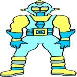 Mutant Super Hero 19 Clip Art