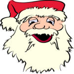 Santa - Tired Clip Art