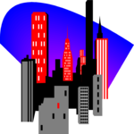 City Skyline 35 Clip Art