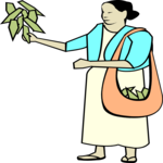 Asian Woman 02 Clip Art