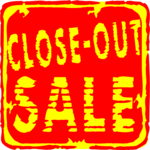 Close-Out Sale Clip Art