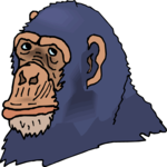 Chimp 06 Clip Art