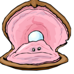 Oyster - Scared 2 Clip Art
