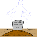 Ghost & Grave 2 Clip Art