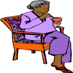 Woman Sitting 18 Clip Art