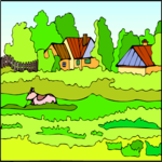 Country Farm 3 Clip Art