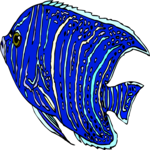 Angel Fish 14 Clip Art