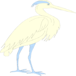 Egret 1 Clip Art