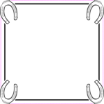 Horseshoe Frame Clip Art