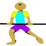 Stretch 45 Clip Art