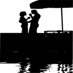 Couple Drinking Clip Art