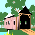 Covered Bridge Clip Art