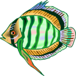 Discus Fish 2 Clip Art