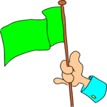 Flag 3 Clip Art