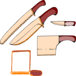 Cutting Utensils Clip Art