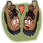Shoes in Love Clip Art