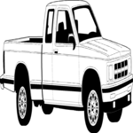 Chevy S-10 Pickup 1 Clip Art