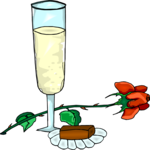 Champagne - Glass 14 Clip Art