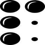 Braille- P Clip Art