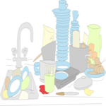 Dirty Dishes Clip Art