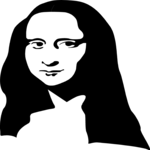 Mona Lisa 1 Clip Art