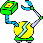 Robot 070 Clip Art