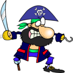 Pirate 12 Clip Art