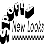 Sporty New Looks Clip Art