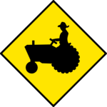 Tractor Crossing Clip Art