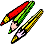 Colored Pencils 03 Clip Art