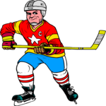 Ice Hockey 24 Clip Art